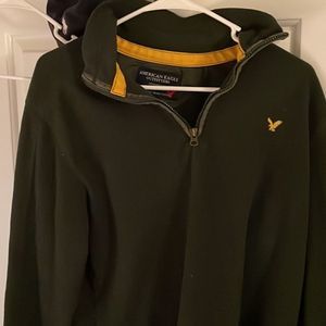 American eagle vintage quarter zip sweater